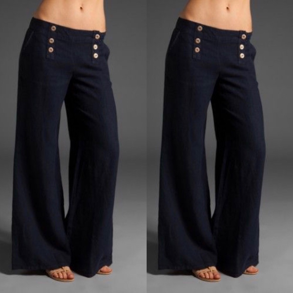 Venus wide leg sailor pants